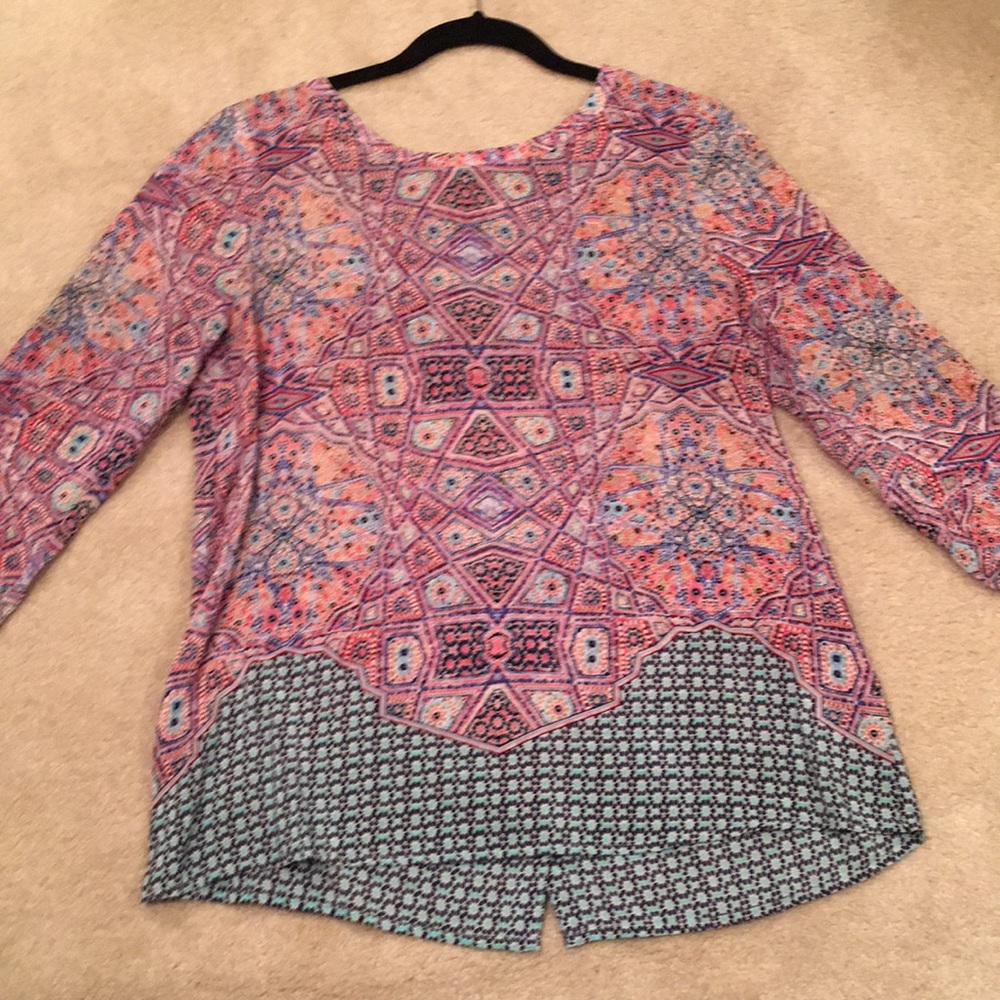Silk blouse from Anthropologie